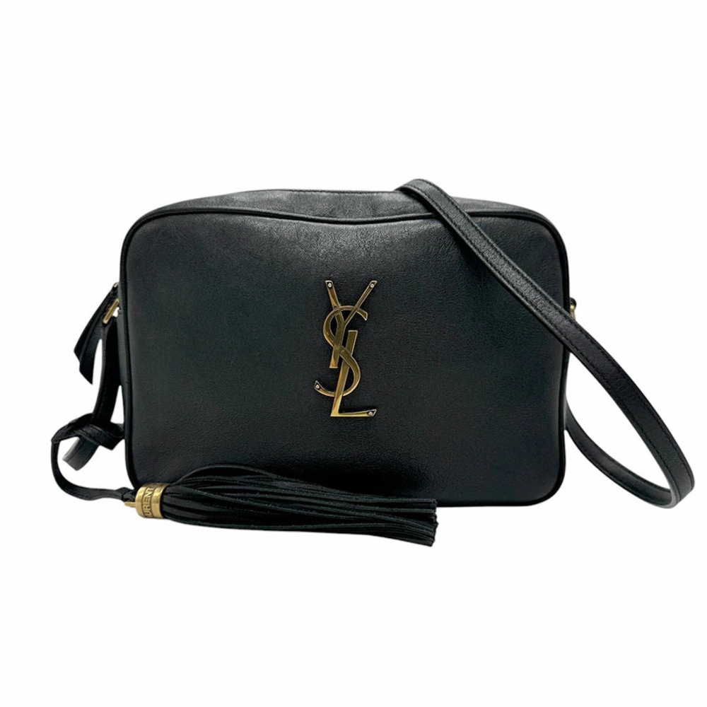 Saint Laurent Lou Camera Bag Leather black